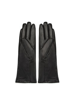 Ocieplane rękawiczki damskie ze skóry naturalnej czarne ze sklepu WITTCHEN w kategorii Rękawiczki damskie - zdjęcie 73472032