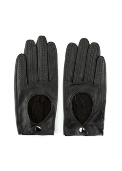 Rękawiczki samochodowe damskie ze skóry licowej czarne ze sklepu WITTCHEN w kategorii Rękawiczki damskie - zdjęcie 73472552