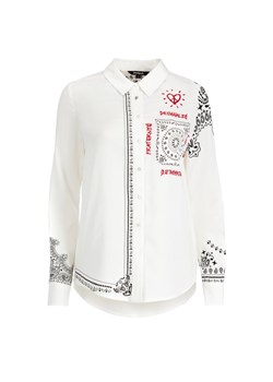 Koszula damska Desigual w abstrakcyjnym wzorze z długim rękawem 