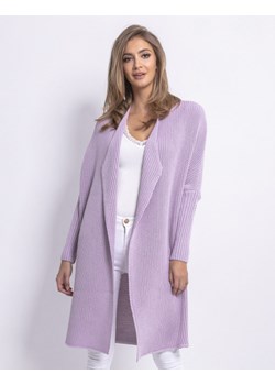 Sweter damski Fobya casualowy z dekoltem w literę v 