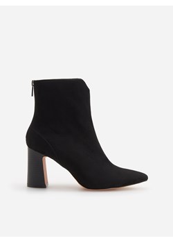 Botki czarne Reserved eleganckie gładkie 