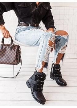 Botki Selfieroom płaskie casualowe 