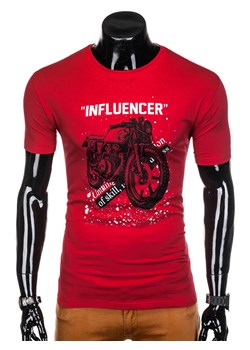 T-shirt męski Edoti.com z krótkim rękawem 