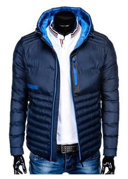 Kurtka męska Ombre gładka casualowa 