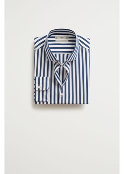 Koszula męska Mango Man z długim rękawem z klasycznym kołnierzykiem bawełniana casualowa 