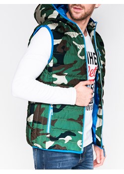 Kamizelka męska Edoti.com w militarnym stylu 