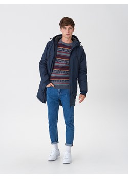 House kurtka męska casualowa granatowa bez wzorów 