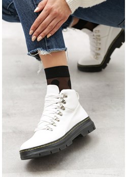 Workery damskie Born2be sznurowane gładkie 