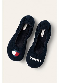 Kapcie damskie Tommy Hilfiger granatowe casual 