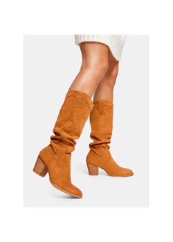 Kozaki damskie DeeZee na zamek bez wzorów 