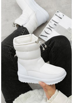 Śniegowce damskie białe Born2be na zimę 