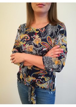 Bluzka damska Asto z okrągłym dekoltem wiosenna 