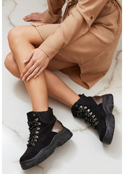 Workery damskie Renee sznurowane na platformie 