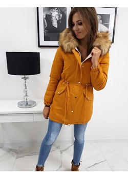 Parka damska Dstreet casual bez wzorów z poliestru 