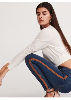 Jeansy damskie Reserved bez wzorów 