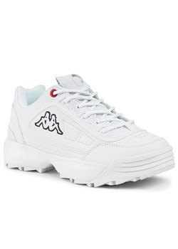 Sneakersy KAPPA - 242782  White 1010 ze sklepu eobuwie.pl w kategorii Buty sportowe damskie - zdjęcie 74880291