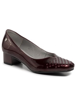 Czółenka Maciejka bez zapięcia na obcasie z niskim obcasem 