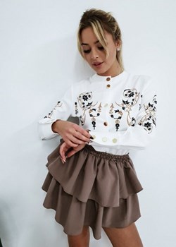 Koszula damska biała z długim rękawem 