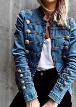 Kurtka damska niebieska 