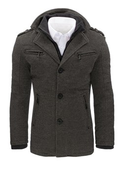 Płaszcz męski czarny Dstreet 