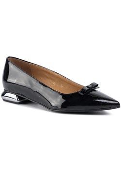 Półbuty damskie Sagan bez zapięcia na obcasie 