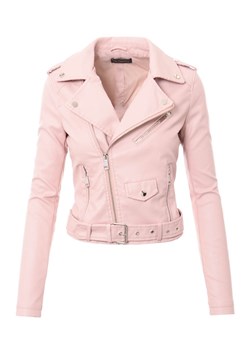 Kurtka damska bez wzorów krótka 