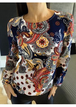 Bluzka damska Modnakiecka.pl z okrągłym dekoltem 