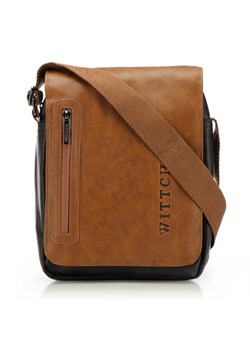Torba męska Wittchen brązowa ze skóry ekologicznej 