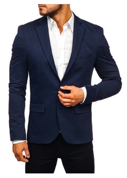 Marynarka męska Denley z poliestru bez wzorów elegancka 