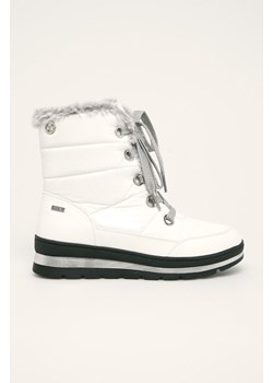 Śniegowce damskie Caprice casualowe sznurowane skórzane 