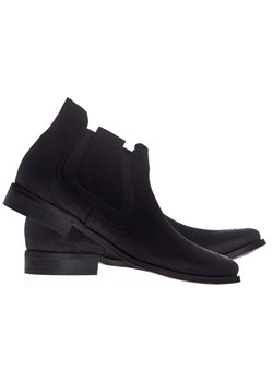 BOTKI SZTYBLETY SKÓRA CZARNY MAT 3411CM ze sklepu lafemmeshoes.pl w kategorii Botki - zdjęcie 75096282