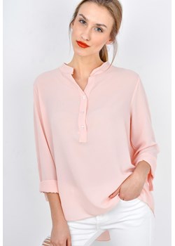 Bluzka damska żakardowa z długim rękawem 