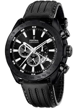 Chrono Plack zegarek męski sportowy Festina czarny Royal Point Chrono Plack zegarek męski sportowy Festina czarny Royal Point