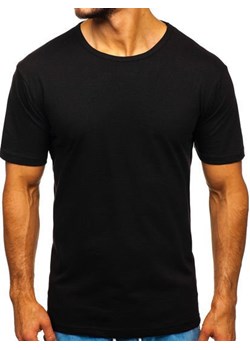 T-shirt męski bez nadruku czarny Bolf 14291 ze sklepu Denley w kategorii T-shirty męskie - zdjęcie 76454014