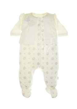 Beżowa odzież dla niemowląt Ewa Collection z bawełny 