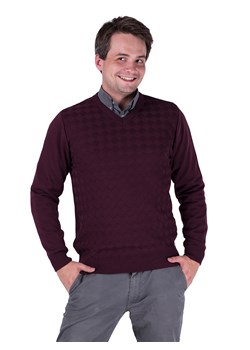 Wincent - chianti - M ze sklepu Swetry Lasota w kategorii Swetry męskie - zdjęcie 76865354