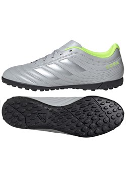 Srebrne buty męskie adidas, zima 2020 w Domodi Srebrne buty męskie adidas, zima 2020 w Domodi