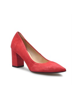 Czółenka Arka BI5645/1471+1741 Czerwone zamsz ze sklepu Arturo-obuwie w kategorii Czółenka - zdjęcie 77380144