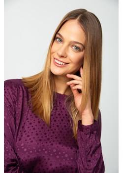 Wiskozowa bluzka ze stójką ze sklepu Greenpoint.pl w kategorii Bluzki damskie - zdjęcie 78392241