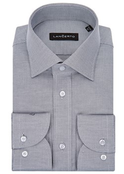 koszula bexley 2651 długi rękaw custom fit grafit Recman Koszula męska Lancerto w Domodi