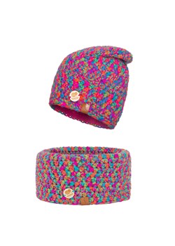 Zimowy komplet Damski handmade ze sklepu JK-Collection w kategorii Komplety czapka i szalik damskie - zdjęcie 78498583