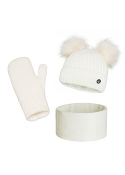 Zimowy komplet Damski 2 pompony ze sklepu JK-Collection w kategorii Komplety czapka i szalik damskie - zdjęcie 78498691