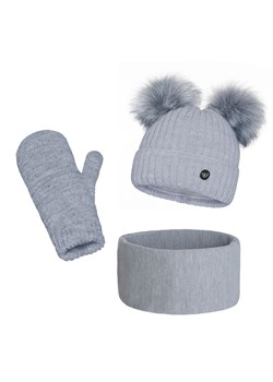 Zimowy komplet Damski 2 pompony ze sklepu JK-Collection w kategorii Komplety czapka i szalik damskie - zdjęcie 78499411
