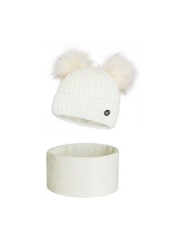 Zimowy komplet Damski 2 pompony ze sklepu JK-Collection w kategorii Komplety czapka i szalik damskie - zdjęcie 78499831