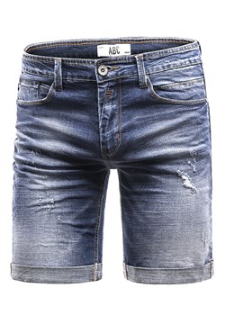 Spodenki męskie ND803 - jeansowe ze sklepu Risardi w kategorii Spodenki męskie - zdjęcie 78646704