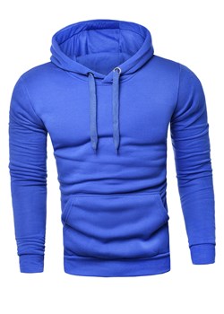 Męska ciepła bluza sg1 - kobaltowa ze sklepu Risardi w kategorii Bluzy męskie - zdjęcie 78647382