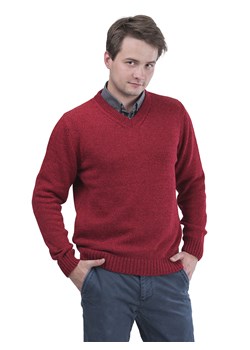 Jacek serek - bordo - M ze sklepu Swetry Lasota w kategorii Swetry męskie - zdjęcie 80536500