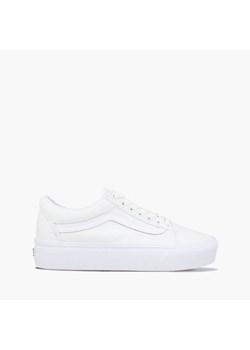 Białe trampki damskie vans vans old skool, wiosna 2020 w Domodi Białe buty sportowe damskie vans, wiosna 2020 w Domodi