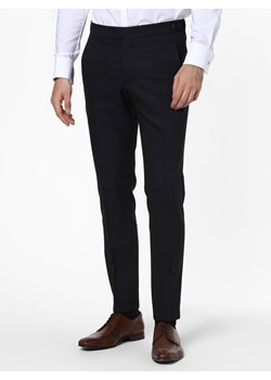 Tziacco - Męskie spodnie od garnituru modułowego, niebieski ze sklepu vangraaf w kategorii Spodnie męskie - zdjęcie 80922942