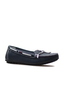 Mokasyny Filippo DP141/20NV Granatowe lico ze sklepu Arturo-obuwie w kategorii Mokasyny damskie - zdjęcie 81626311